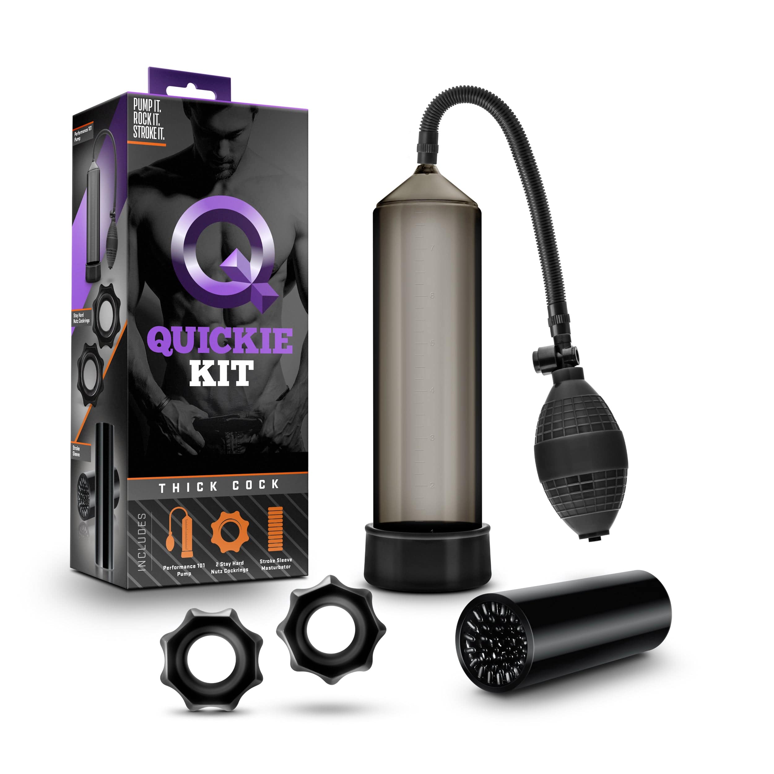 Quickie Kit Thick Cock Black - Ultimate Stimulation Set > Sex Toys > Sex Kits