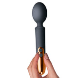 Rocks Off Adult Toys Black Rocks Off Oriel 10 Function Rechargeable Wand Vibrator 811041014075