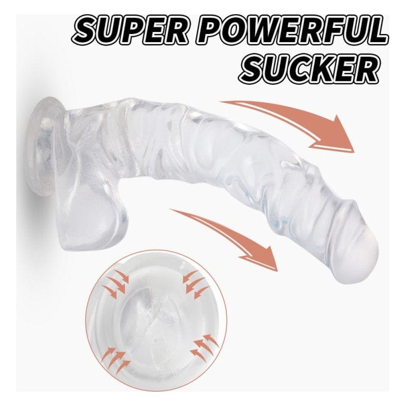 S-Hande Adult Toys Kennard Dong w Balls Clear L