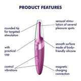 Satisfyer Adult Toys Purple Satisfyer Twirling Delight Tip Stimulator Berry TPB 4061504009704