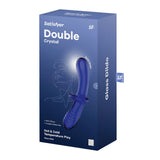 Satisfyer GLASS TOYS-PREMIUM Blue Satisfyer Double Crystal - 4061504045931