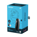 Satisfyer MASTURBATORS-PREMIUM Black Satisfyer Men Vibration+ -  USB Rechargeable Masturbator with App Control 4049369016570