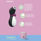 Satisfyer STIMULATORS-PREMIUM Black Satisfyer Penguin - Touch-Free USB-Rechargeable Clitoral Stimulator 4049369015108