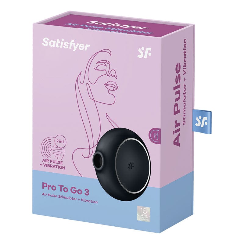 Satisfyer STIMULATORS-PREMIUM Black Satisfyer Pro 2 Go 3 -  USB Rechargeable Air Pulse Stimulator 4061504045153