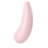 Satisfyer STIMULATORS-PREMIUM Pink Satisfyer Curvy 2+ - App Contolled Touch-Free USB-Rechargeable Clitoral Stimulator with Vibration 4061504001852
