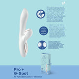 Satisfyer Pro + G-Spot -  Rabbit Vibrator with Touch-Free Clitoral Stimulator
