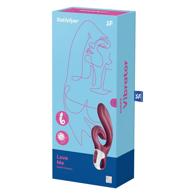 Satisfyer VIBRATORS-PREMIUM Red Satisfyer Love Me -  USB Rechargeable Rabbit Vibrator 4061504036625