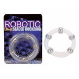 Seven Creations COCK RINGS Clear Robotic -  Beaded Cock Ring 4890888115592