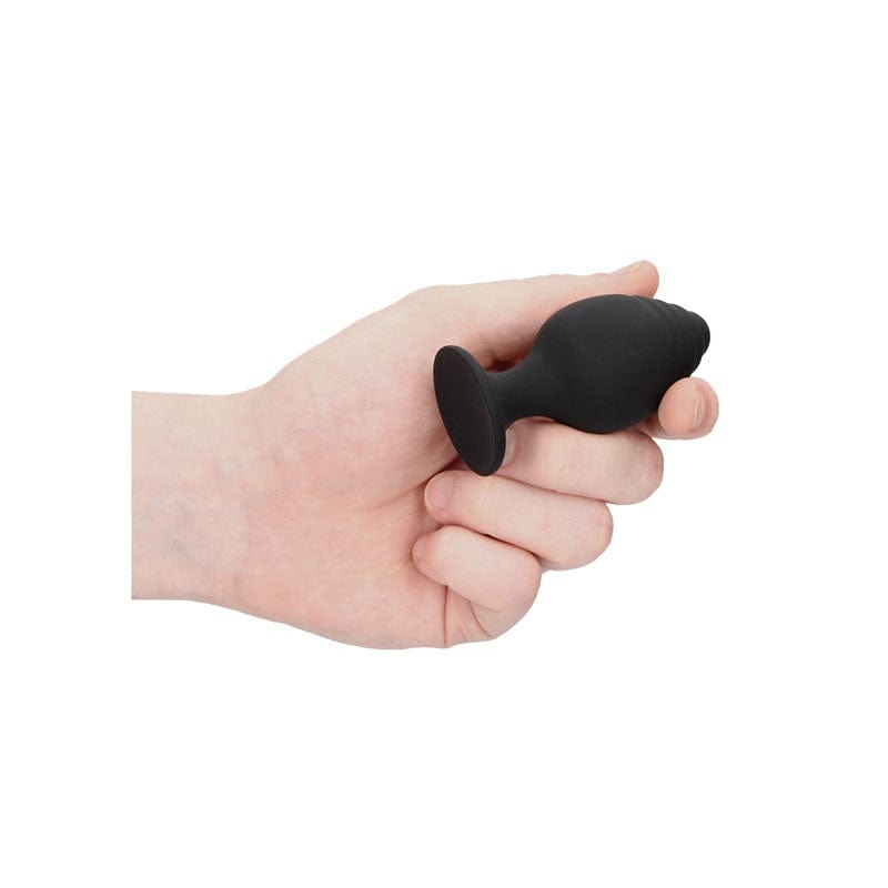 Shots Toys ANAL TOYS Black Ouch! Rippled Butt Plug Set -  Butt Plugs - Set of 3 Sizes 8714273925671