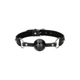 Shots Toys BONDAGE-TOYS Black OUCH! Diamond Studded Breathable Ball Gag -  Mouth Restraint 7423522543535