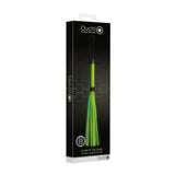 Shots Toys BONDAGE-TOYS Green OUCH! Glow In The Dark Flogger Whip 7423522641699