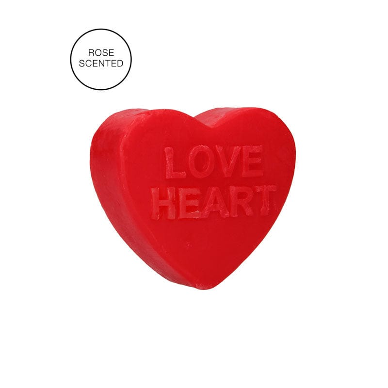 Shots Toys NOVELTIES Red Heart Soap - Love Heart - Rose Scented Novelty Soap 7423522527573.