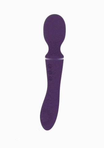 Shots Toys VIBRATORS PaleTurquoise  Vive NAMI - Purple 32 cm USB Rechargeable Massager Wand with Pulse Wave 7423522539552