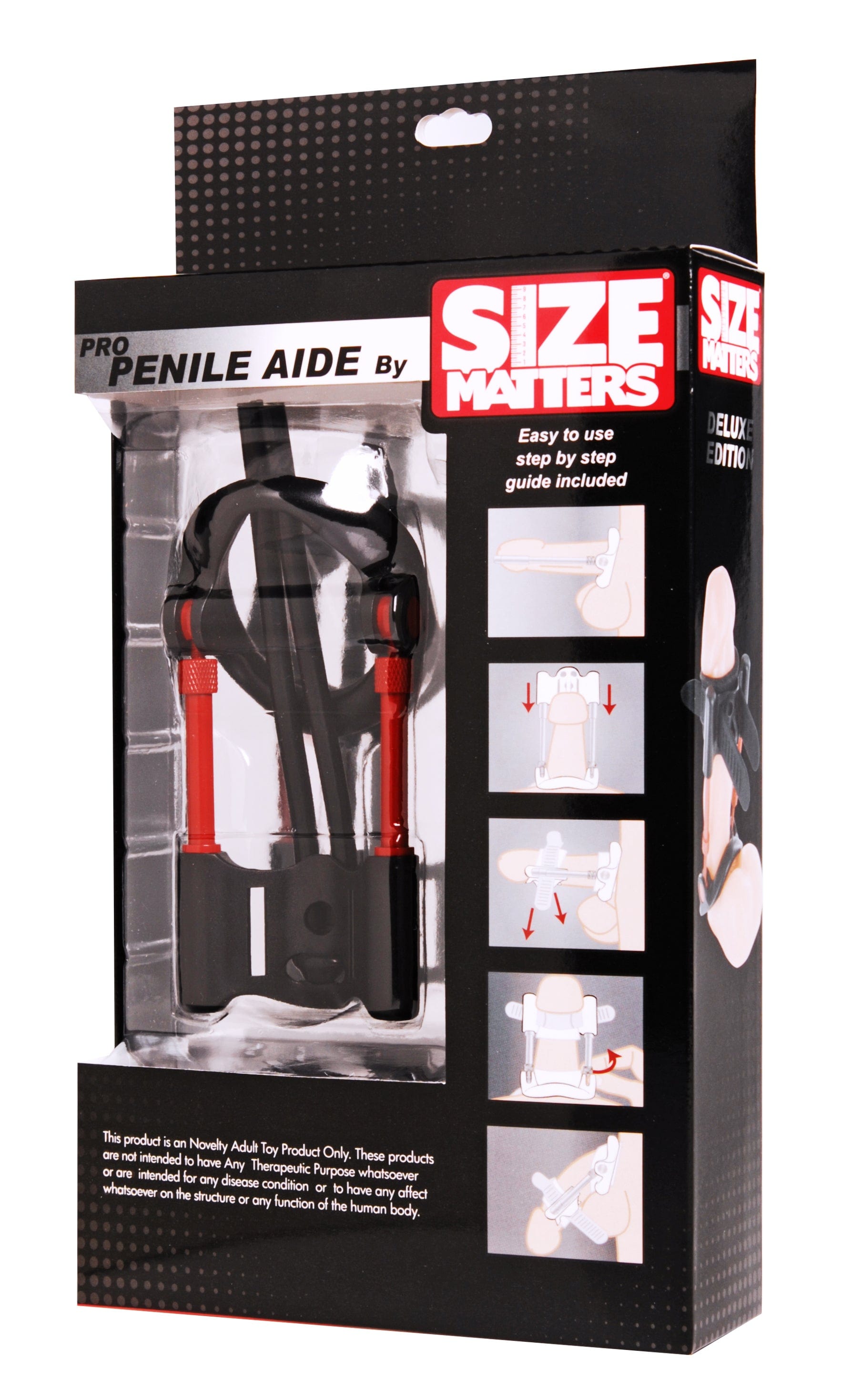 Size Matters Adult Toys Black Size Matters Pro Penile Aide 848518017086