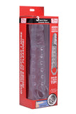 Size Matters Adult Toys Clear 3in Extender Sleeve Clear 848518031419
