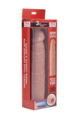 Size Matters Adult Toys Flesh Size Matters 8.5 Mega Enlarger Sleeve Penis Enhancer 848518031389