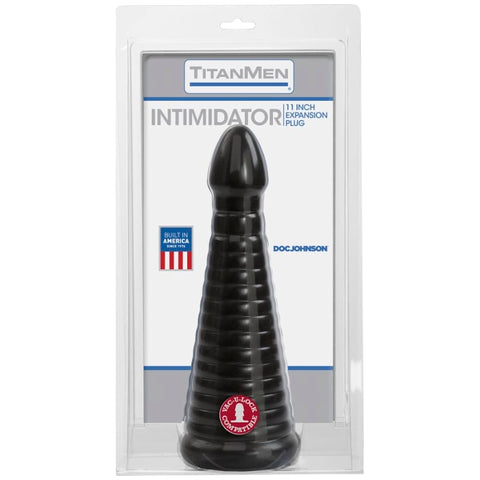 Intimidator Black 11 Inch Anal Toy for Intense Pleasure Dongs Big