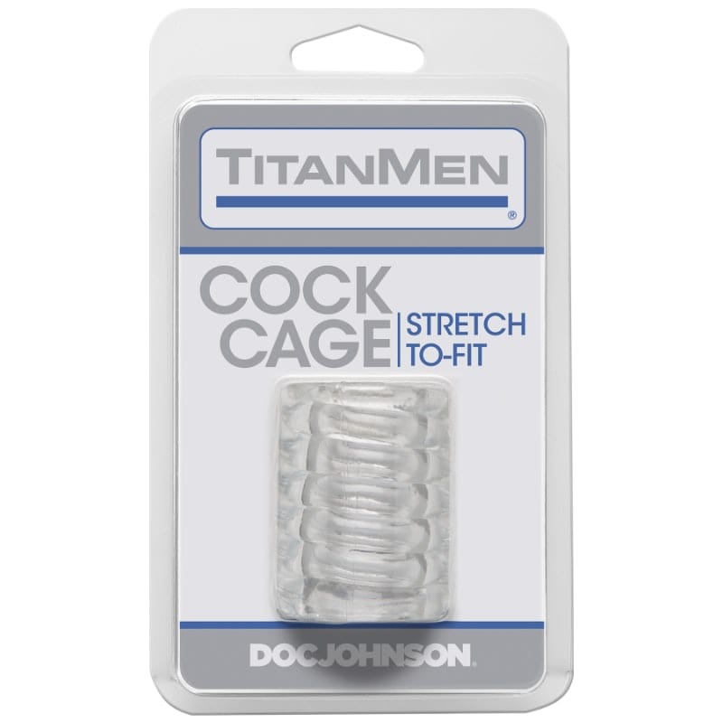 TitanMen Adult Toys Clear Cock Cage Clear 782421889715