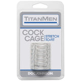 TitanMen Adult Toys Clear Cock Cage Clear 782421889715