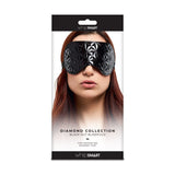 WhipSmart BONDAGE-TOYS Black WhipSmart Diamond Eyemask -  Restraint 848416005642