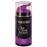 Wicked LOTIONS & LUBES Wicked Toy Love - Glycerin Free Water Based Lubricant - 100 ml (3.3 oz) Bottle 713079901030