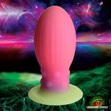 XR Brands ANAL TOYS Pink Creature Cocks XL Xeno Egg - Glow in Dark 848518049070