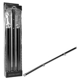 XR Brands BONDAGE-TOYS Black Master Series  Steel Adjustable Spreader Bar -  Metal Spreader Bar Restraint 848518013217