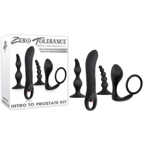 Zero Tolerance Intro To Prostate Kit - 4 Piece Set > Anal Range > Prostate Massagers