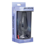 Zeus Adult Toys Black Zeus Anal Amplifier Silicone eStim Plug 848518028976